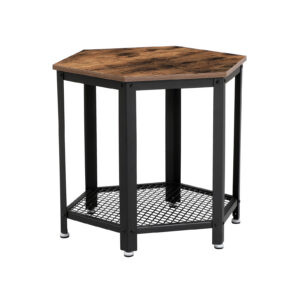 VASAGLE teollinen design-sivupöytä Hexagon