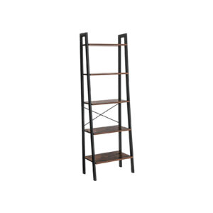 VASAGLE Teollinen design-tikkaahylly 5 hyllyä