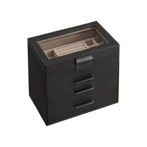 SONGMICS korurasia laatikoilla grafiitinmusta-hopea