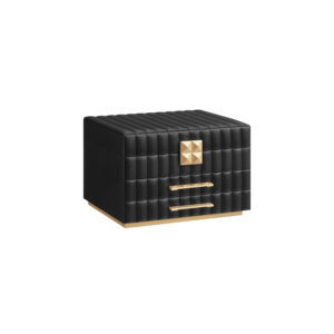 SONGMICS HOME Korurasia peilillä ja 3 tasolla musta