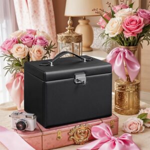 SONGMICS korurasia laatikoilla, musta