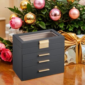 SONGMICS korulaatikko, 4 tasoa