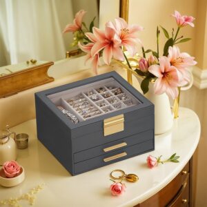 SONGMICS 3-tier jewelry box
