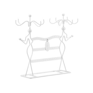 SONGMICS Stilfuld smykkestativ hvid