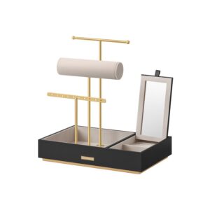 SONGMICS koruteline metallinen lahjaidea kultainen-musta