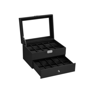 SONGMICS 2-tier watch box