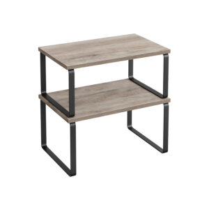 SONGMICS krydderihylde, 4-delt s?t med metalramme 19,5 x 29,7 x 15,8 cm