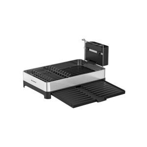 SONGMICS avrinningsställ med redskapshållare silverfärgad-svart