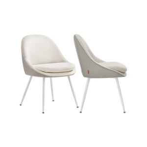 VASAGLE spisestuestol, 2 stk. med udadst?ende ben