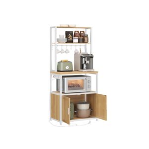 VASAGLE kitchen shelf with sockets and hooks