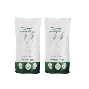 SONGMICS affaldsposer 8 liter med snor 2 x 45 stk.