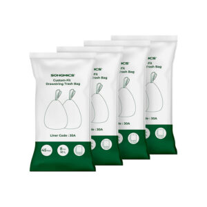 SONGMICS 30-liters affaldsposer med snor, i alt 180 stk.