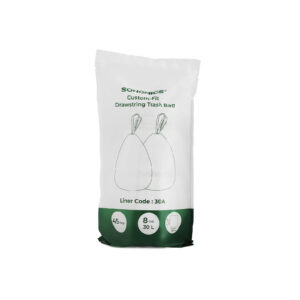 SONGMICS 30-liters affaldsposer med snor, i alt 180 stk.