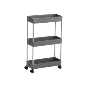 SONGMICS 3-Tier Trolley Gray