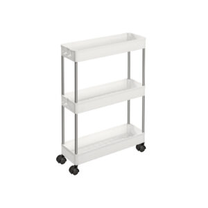 SONGMICS 3-tier trolley, white