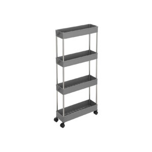 SONGMICS 4-Tier Trolley Gray