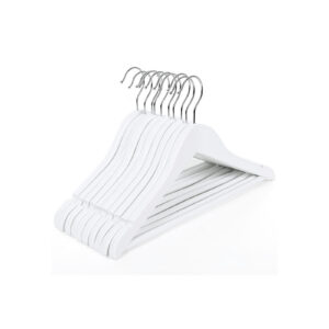 SONGMICS b?rneb?jler i ahorntr?, 20 stk., hvid