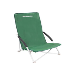 SONGMICS beach chair with high backrest comfortable