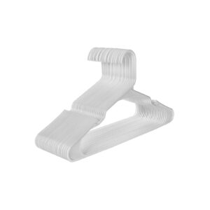 SONGMICS B?jler af plast 50 stk. Hvid