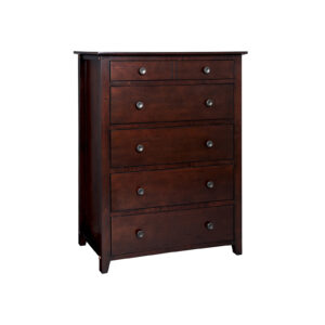 SONGMICS Chest of drawers 5 drawers Alder wood