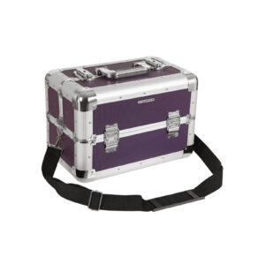 SONGMICS Compact Cosmetics Case Purple