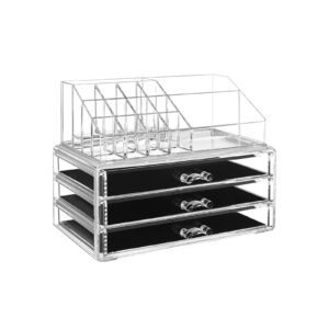 SONGMICS Cosmetics Organizer 3 large drawers