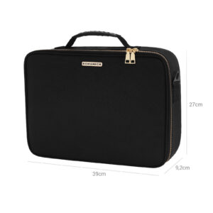 SONGMICS Cosmetic Box for Travel, Black