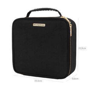 SONGMICS Cosmetic Bag for Travel Black