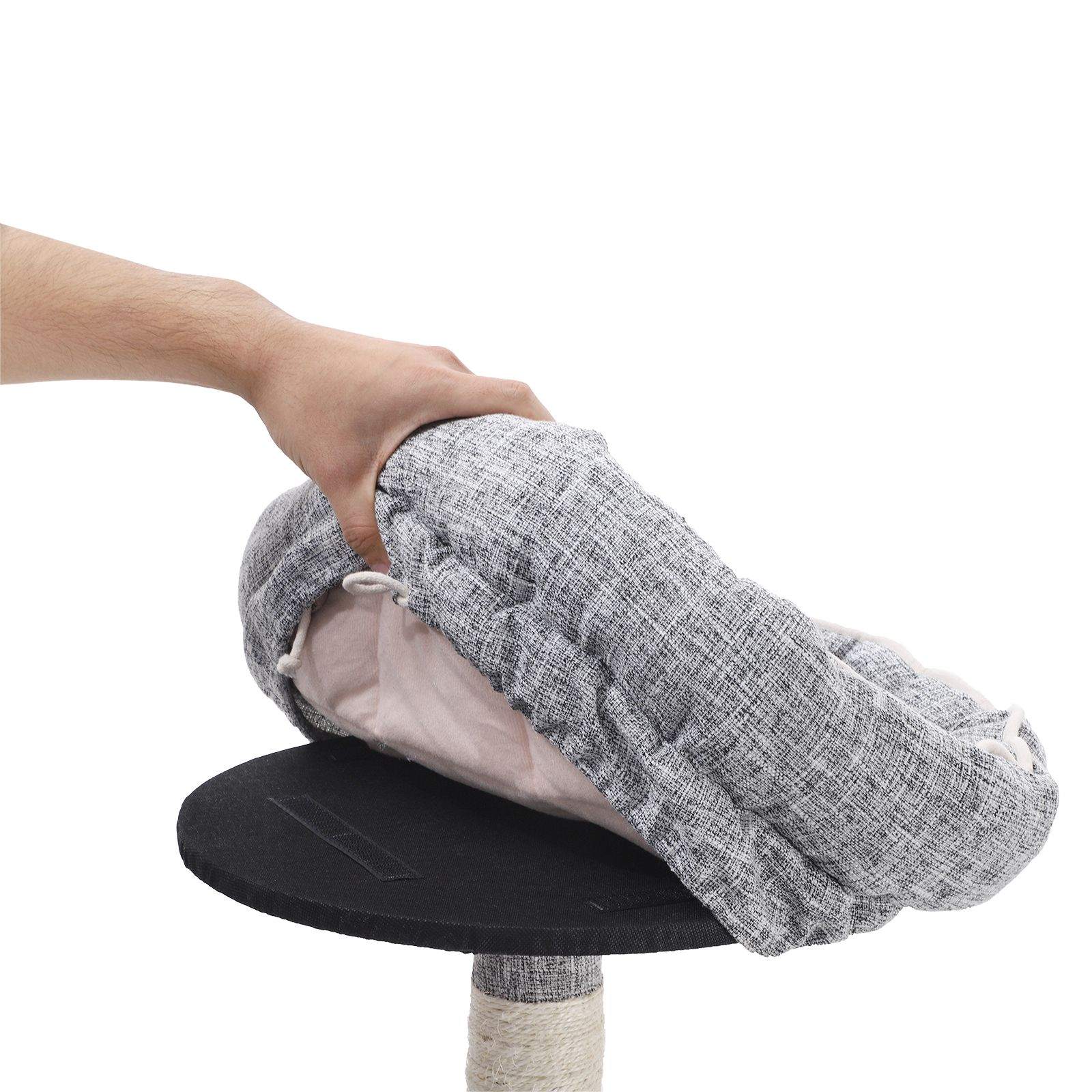 Feandrea Kradsetr? Kunstlinen 136 cm Lysegr? - Billede 6