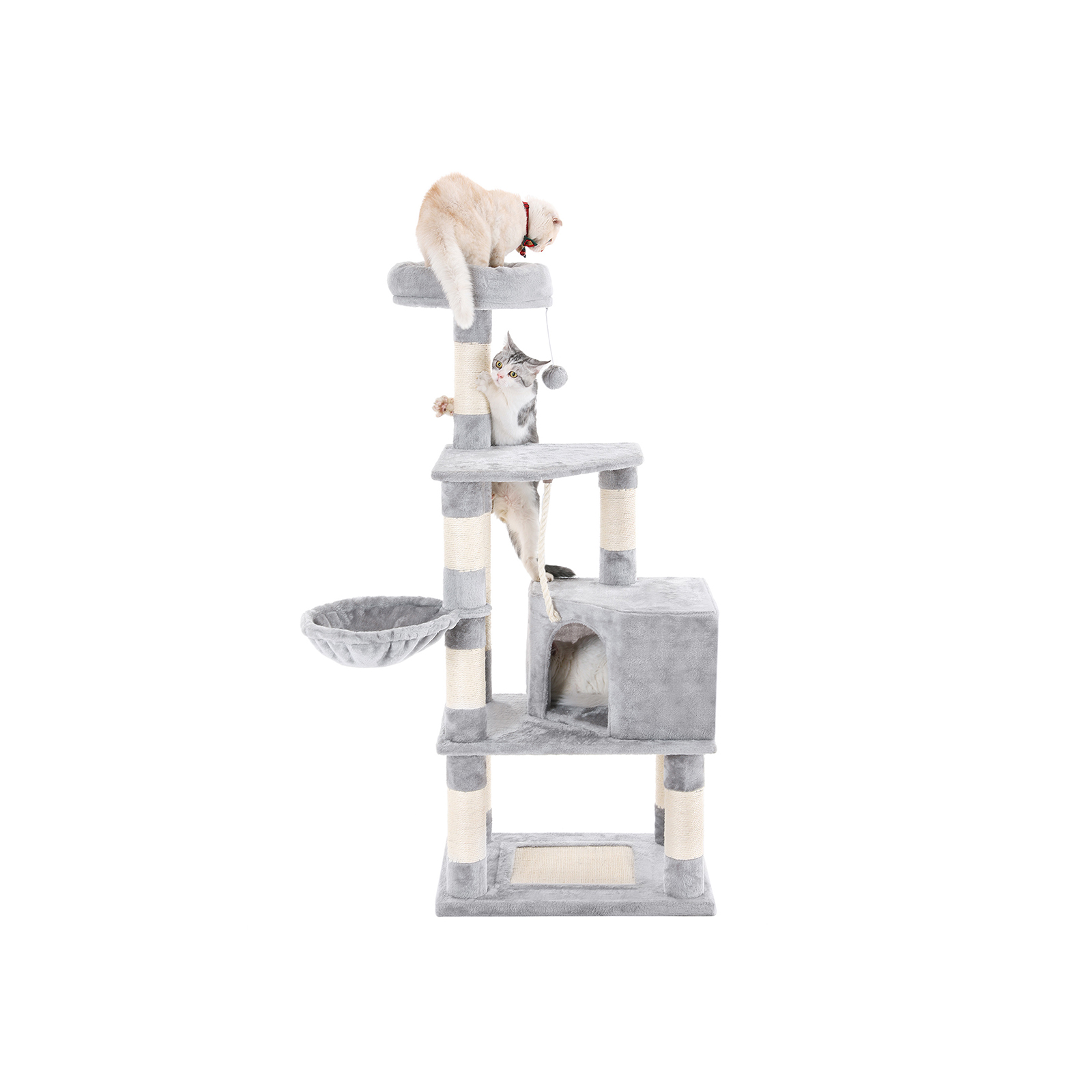 Feandrea Kradsetr? med h?j t?rn 138 cm Gr? - Billede 2