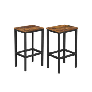 VASAGLE Barstolar 2-pack Industriell stil