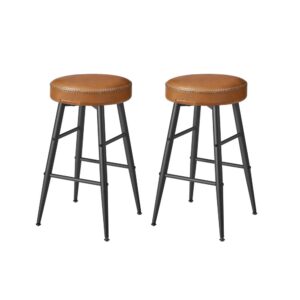 VASAGLE EKHO Collection - Bar Stool, Easy Assembly, Caramel Brown