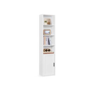 VASAGLE CUSTOS Collection 6-Tier Shelf in Cloud White