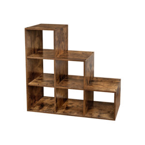 VASAGLE Standing Shelf with 6 Cubes