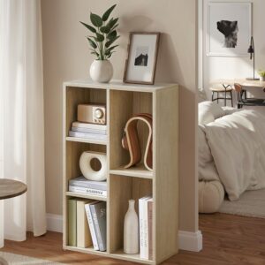 VASAGLE kirjahylly, kirjakotelo, 5 lokeroa