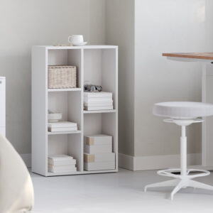 VASAGLE kirjahylly, kirjakotelo, 5 lokeroa