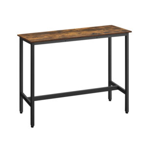 VASAGLE Teollinen muotoilu, suorakulmainen seisomapöytä, vintage-ruskea