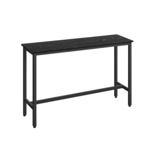 VASAGLE barbord 140x40x90 cm svart