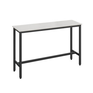 VASAGLE barbord 140x40x90cm vitt