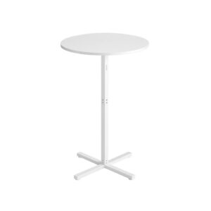 VASAGLE Round Bar Table 60 x 60 x 104.5 cm Snow White