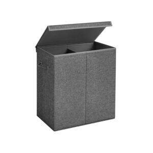 SONGMICS laundry basket with 2 compartments