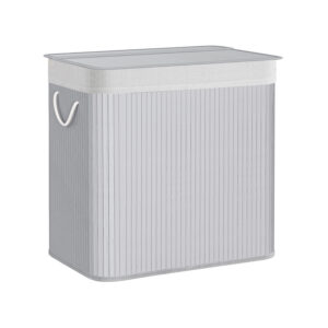 SONGMICS laundry basket with 3 compartments