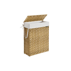 SONGMICS laundry basket 55 L made of synthetic rattan