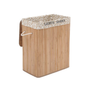 SONGMICS Bamboo Laundry Basket 100 L