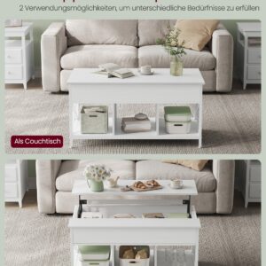 VASAGLE soffbord höjbart vardagsrumsbord