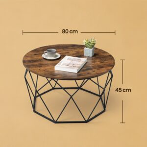 VASAGLE soffbord, sidobord, vardagsrumsbord