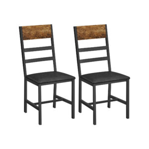 VASAGLE Set of 2 upholstered dining chairs