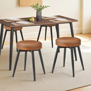 VASAGLE 2 kpl EKHO-kokoelma - ruokapöydän tuolit karamellinruskea