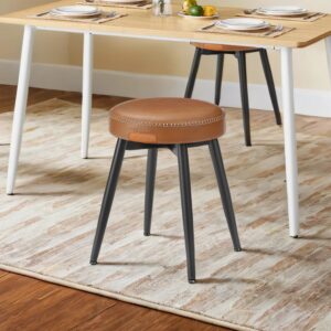 VASAGLE EKHO Collection - Faux leather 48.2 cm high caramel brown