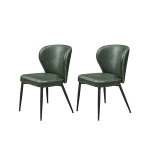 VASAGLE EKHO Collection - Dining Chairs, Set of 2, Forest Green